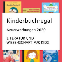 Flyer mit dem Titel Kinderbuchregal (Neuerwerbungen 2020)