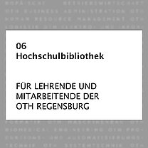 Flyer Nummer 6: Für Lehrende und Mitarbeitende der OTH Regensburg